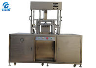 Machine cosmétique entièrement hydraulique de presse de poudre pour le gâteau de base, 6 cavités par moule, alimentation automatique de poudre