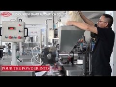 Machine de pressage de poudre cosmétique en acier inoxydable 8pcs Marteau avec alimentation à vis