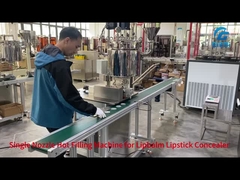 Machine de remplissage à chaud à buse unique pour le baume à lèvres