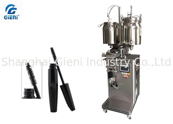 De couleur de cosmétique machine de remplissage automatique de mascara semi - pour le matériel de grande viscosité