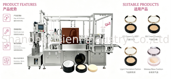 Machine de remplissage de coussin de détection de pression intelligente avec pression d'anneau inverse pour éponge NBR à haute densité