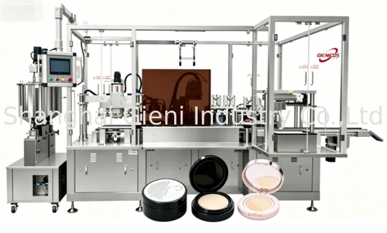 Machine de remplissage de coussin d'éponge NBR à grande vitesse 48 pièces/min avec inspection visuelle et remplissage servo à quatre buses