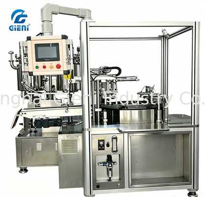 Machine de remplissage cosmétique rotative à grande vitesse avec précision multicouche servo-moteur pour 24-30 cycles par minute