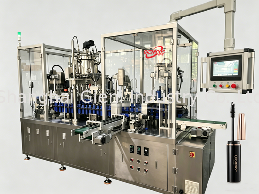 JQH-02 Remplisseur et capsuleur de brillant à lèvres haute vitesse | Système rotatif 80 PCS/MIN | Machines d'emballage cosmétique