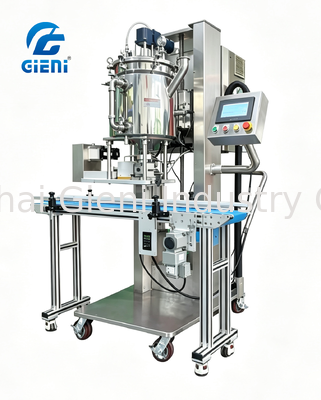 Machine de remplissage à chaud à volume personnalisé avec technologie de levage de réservoir et pistons interchangeables pour le remplissage cosmétique