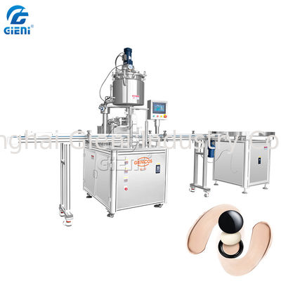 machine de remplissage cosmétique de crème du fard à paupières 14ml avec un bec