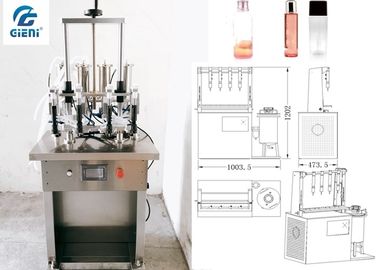 Un bon prix. Machine de remplissage matérielle à base d'eau de toner pour le conteneur en verre en ligne