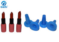 Facile matériel doux adapté aux besoins du client par biens de moule cosmétique de rouge à lèvres de logo à nettoyer