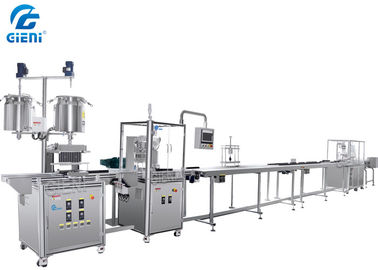 Chaîne de production linéaire automatique de machine de remplissage de mascara avec 12 becs