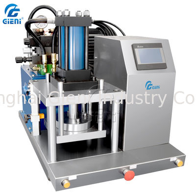 Type hydraulique machine de compactage cosmétique de presse de poudre avec l'écran tactile