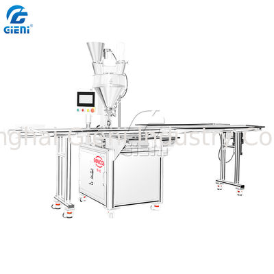 machine de remplissage lâche de poudre de cosmétique de contrôle de PLC 900pcs/H avec la trémie 25L