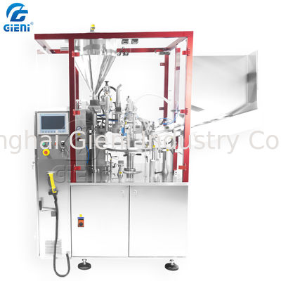 Remplissage crème de tube de plastique de pâte dentifrice de détergent de visage de main et machine de scellage