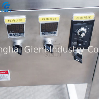 Type manuel de main machine de versement de baume à lèvres avec le chauffage 20L remuant le réservoir