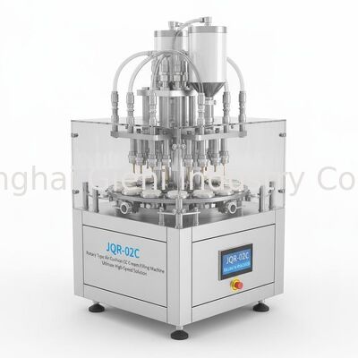 JQR-02C Machine rotative de remplissage à la crème CC avec 24 à 30 cycles/minute, précision ±0,1g et certification CE