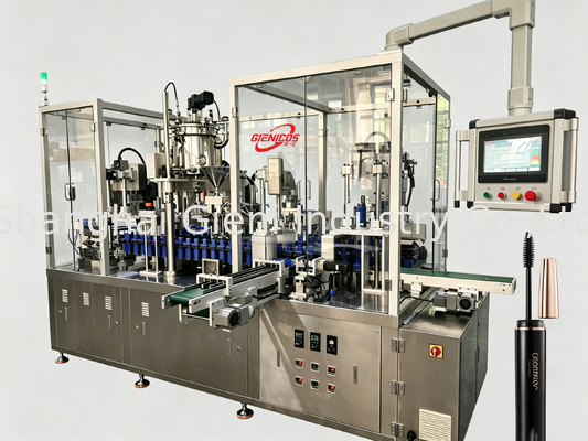 JQH-02 Machine automatique de remplissage et de recouvrement des glosses à lèvres à grande vitesse 80 PCS/MIN Machine de remplissage cosmétique