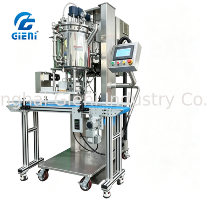 Machine de remplissage à chaud à buse unique avec réservoir relevable et consultation d'experts pour un remplissage cosmétique polyvalent