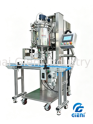 Machine de remplissage à chaud programmable en plusieurs modes avec ascenseur de réservoir pour produits cosmétiques