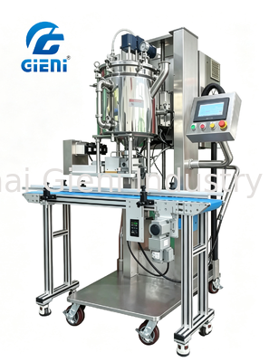 Machine de remplissage de baume à lèvres à buse unique avec élévateur de réservoir et dosage précis pour les applications de remplissage à chaud