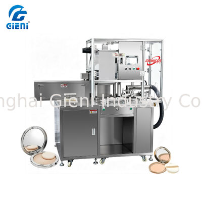 C-16 SS304 machine de pressage de poudre cosmétique en acier inoxydable avec 10 tonnes de pression maximale et 2-3 moules par minute de sortie
