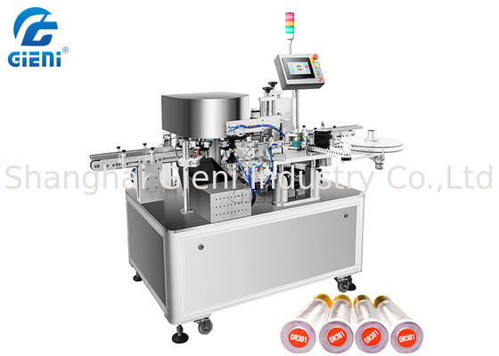Contrôle 2KW 90pcs/Min Lipstick Labeling Machine de PLC
