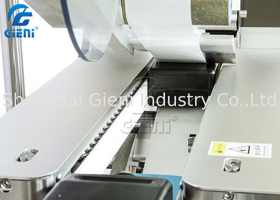 machine de la ceinture 250pcs/Min Cosmetic Dual Side Labeling de 91mm