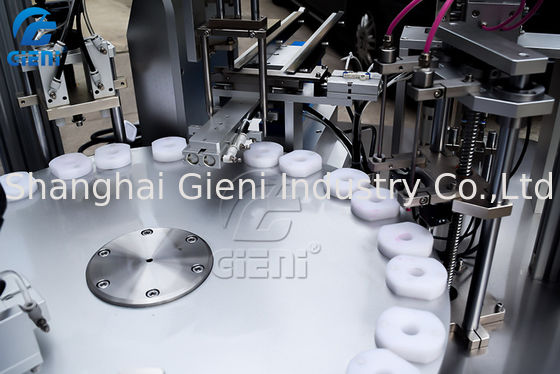 Machine de remplissage rotatoire semi automatique de lustre de lèvre du réservoir 15L