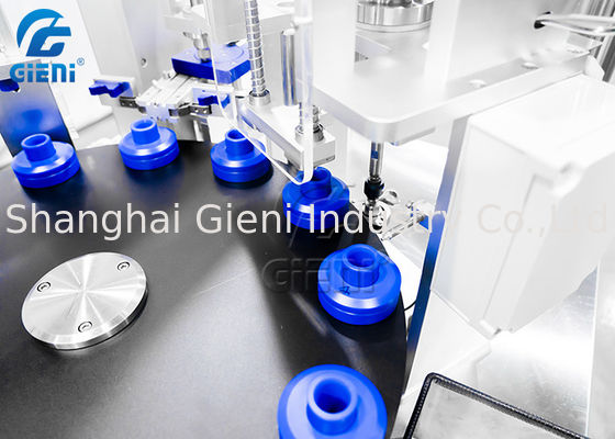 Remplissage rotatoire semi automatique et machine de capsulage pour le lustre de mascara ou de lèvre