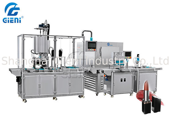 5 becs une machine de bâti de rouge à lèvres de silicone de corps