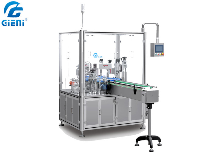 La machine de remplissage cosmétique matérielle de pâte liquide automatique avec l'écurie peut construction