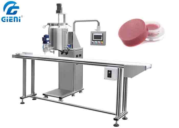 Semi - machine de remplissage automatique de lustre de lèvre de pompe à engrenages pour des matériaux de viscosité