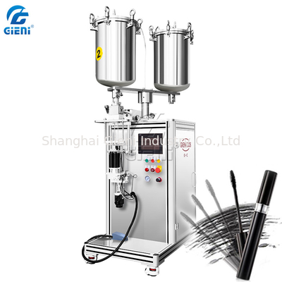Un bon prix. Double machine de remplissage de lustre de lèvre de mascara de bec avec le réservoir 20L en ligne