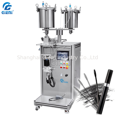 Un bon prix. Machine de remplissage de lustre de lèvre de mascara de deux becs avec le réservoir 20L en ligne