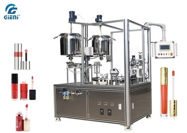 Un bon prix. Têtes cosmétiques de la machine de remplissage de haute précision 2 avec le moteur servo pour le lustre de lèvre en ligne