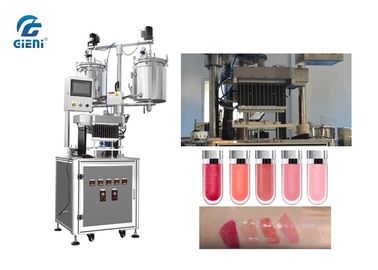 Un bon prix. machine de production de lustre de lèvre de réservoir de la double couche 20L avec le moteur servo en ligne