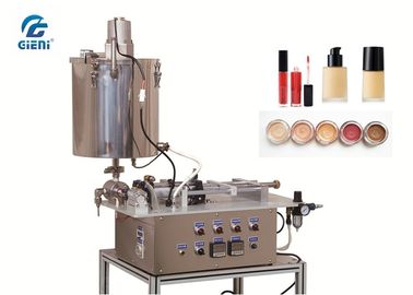 Machine de remplissage cosmétique de rouge à lèvres de silicone de 5 becs