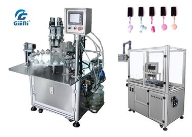 Un bon prix. Machine de remplissage de bouteilles de vernis à ongles de rendement élevé 220V avec le capsuleur servo en ligne