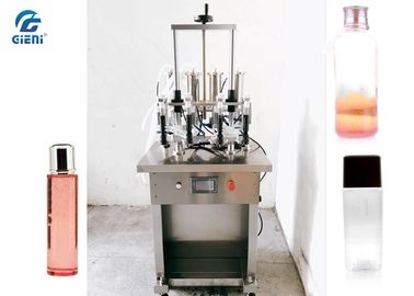 Un bon prix. Machine de remplissage de toner de quatre becs pour les bouteilles en verre, type conduit électrique en ligne