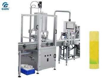 Un bon prix. Baume à lèvres d'acier inoxydable faisant la machine avec 4 becs 40-60pcs/Min en ligne