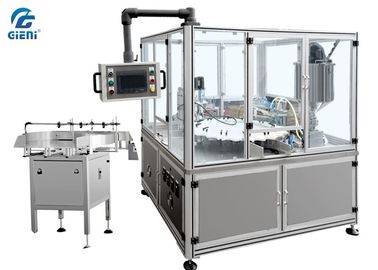 Un bon prix. Le PLC commandent le type rotatoire complètement automatique de machine de remplissage de lotion avec le Tableau de tour en ligne