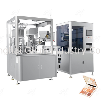Un bon prix. Servo type machine de pressage de poudre de maquillage cosmétique compacte robotisée en ligne