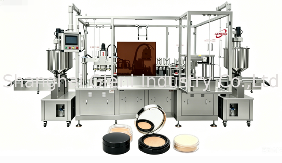 Machine de remplissage de coussin d'éponge à haute vitesse 48 PCS/min NBR avec quatre buses Servo remplissage et inspection visuelle