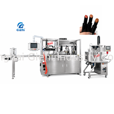 GLU-900 machine de remplissage de rouge à lèvres à refroidissement sous zéro compresseur KANGSHIJIE -20°C 900 pièces/h production