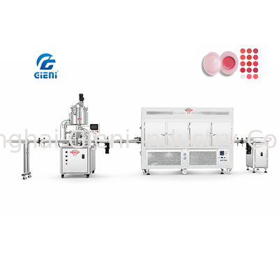 JYF ligne de production de remplissage servo à buse unique 1200-2400 pièces/heure pour le rouge à lèvres