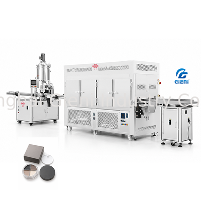 Ligne de remplissage à buse unique de type levage JYF, remplissage servo 0,6-0,8 MPa pour crème à haute viscosité