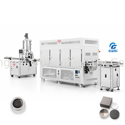 Ligne de production de remplissage JYF à buse unique Système de remplissage servo Tunnel de refroidissement à air pour pâte cosmétique