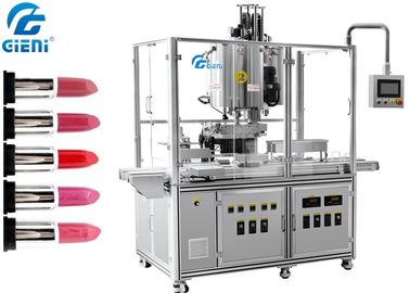 Un bon prix. Rouge à lèvres automatique de moule de silicone de 10 becs faisant la machine avec des réservoirs de chauffage en ligne