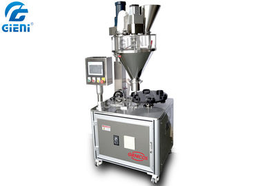 Un bon prix. bec simple cosmétique de machine de remplissage de poudre du clou 1.5KW avec le moule de plaque tournante en ligne