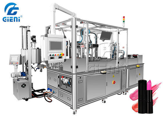 Machine de remplissage de rouge à lèvres de silicone du piston 1000PCS/H