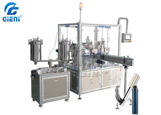 Un bon prix. 20L machine de capsulage remplissante de mascara rotatoire du réservoir 14ml en ligne