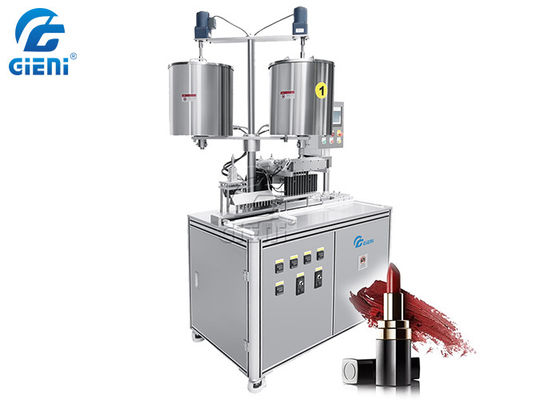 8kw machine de remplissage de rouge à lèvres de becs du moule métallique 10